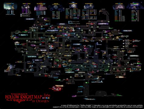 Hollow Knight — Final Map (v3.6b) [No More Updates].